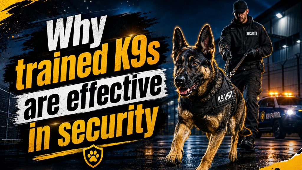 trained K9 security